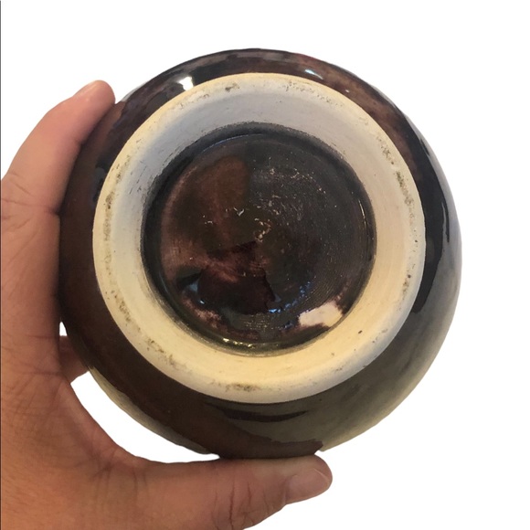 Ceramic Glazed Clay Small Vase - Picture 8 of 10